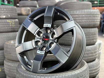 New 18X8 ET25 TRD Japan Rim (4 wheel) Matt Black 6X139.7