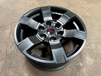 New 17X8 ET25 TRD Japan Rim (4 wheel) Matt Black 6X139.7