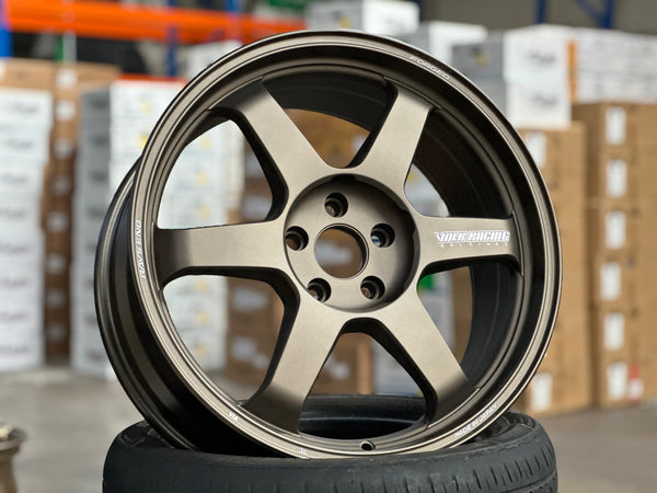 New 19X8.5 ET38 RAYS TE37 Japan Rim (4 wheel) Matt Bronze 5X112