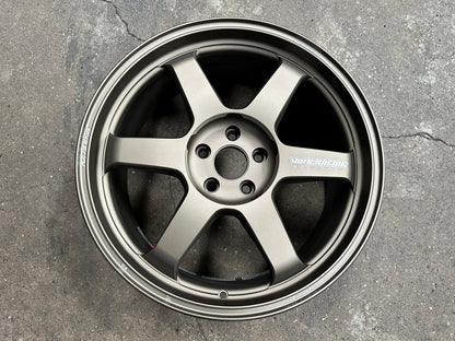New 19X8.5 ET38 RAYS TE37 Japan Rim (4 wheel) Matt Bronze 5X112