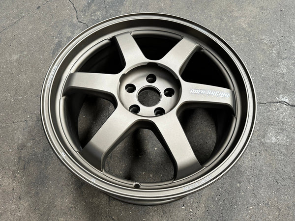 New 19X8.5 ET38 RAYS TE37 Japan Rim (4 wheel) Matt Bronze 5X112