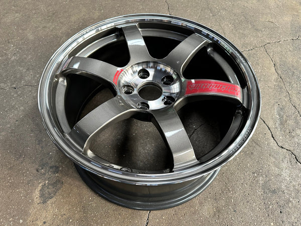 New 18X8.5 ET42 RAYS TE37 SAGA SL Forged Rim (4 wheel) Gloss Gunmetal 5X112