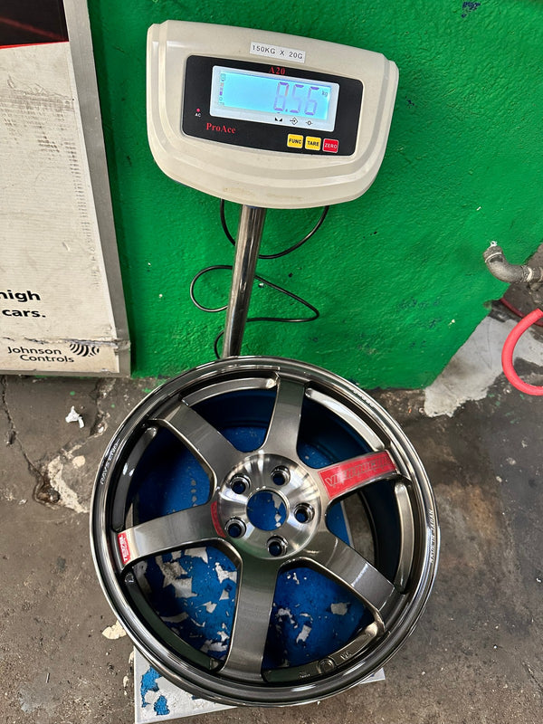 New 18X8.5 ET42 RAYS TE37 SAGA SL Forged Rim (4 wheel) Gloss Gunmetal 5X112