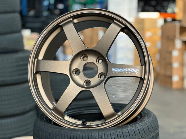 New 18X8.5 ET42 RAYS TE37 SAGA PLUS Rim (4 wheel) Matt Bronze 5X112