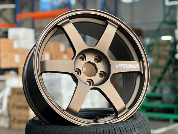 New 18X8.5 ET42 RAYS TE37 SAGA PLUS Rim (4 wheel) Matt Bronze 5X112