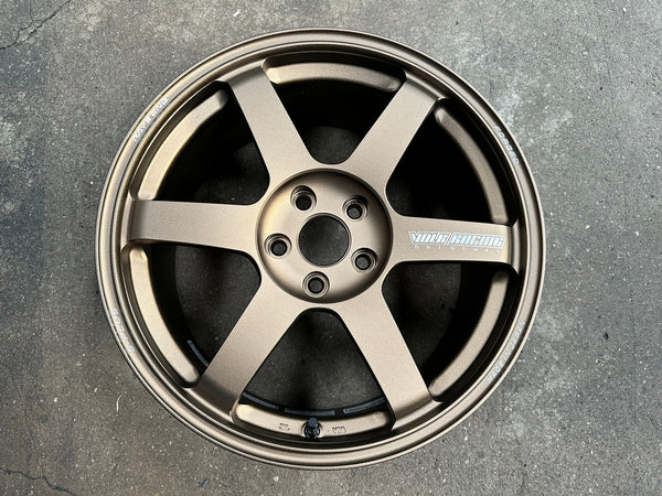 New 18X8.5 ET42 RAYS TE37 SAGA PLUS Rim (4 wheel) Matt Bronze 5X112