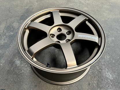 New 18X8.5 ET42 RAYS TE37 SAGA PLUS Rim (4 wheel) Matt Bronze 5X112
