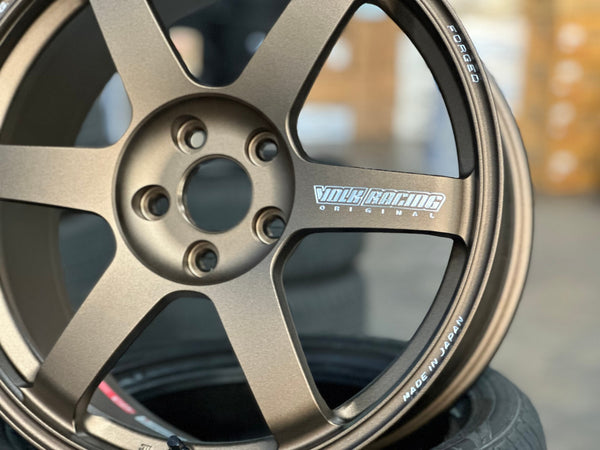 New 18X8.5 ET42 RAYS TE37 SAGA PLUS Rim (4 wheel) Matt Bronze 5X112