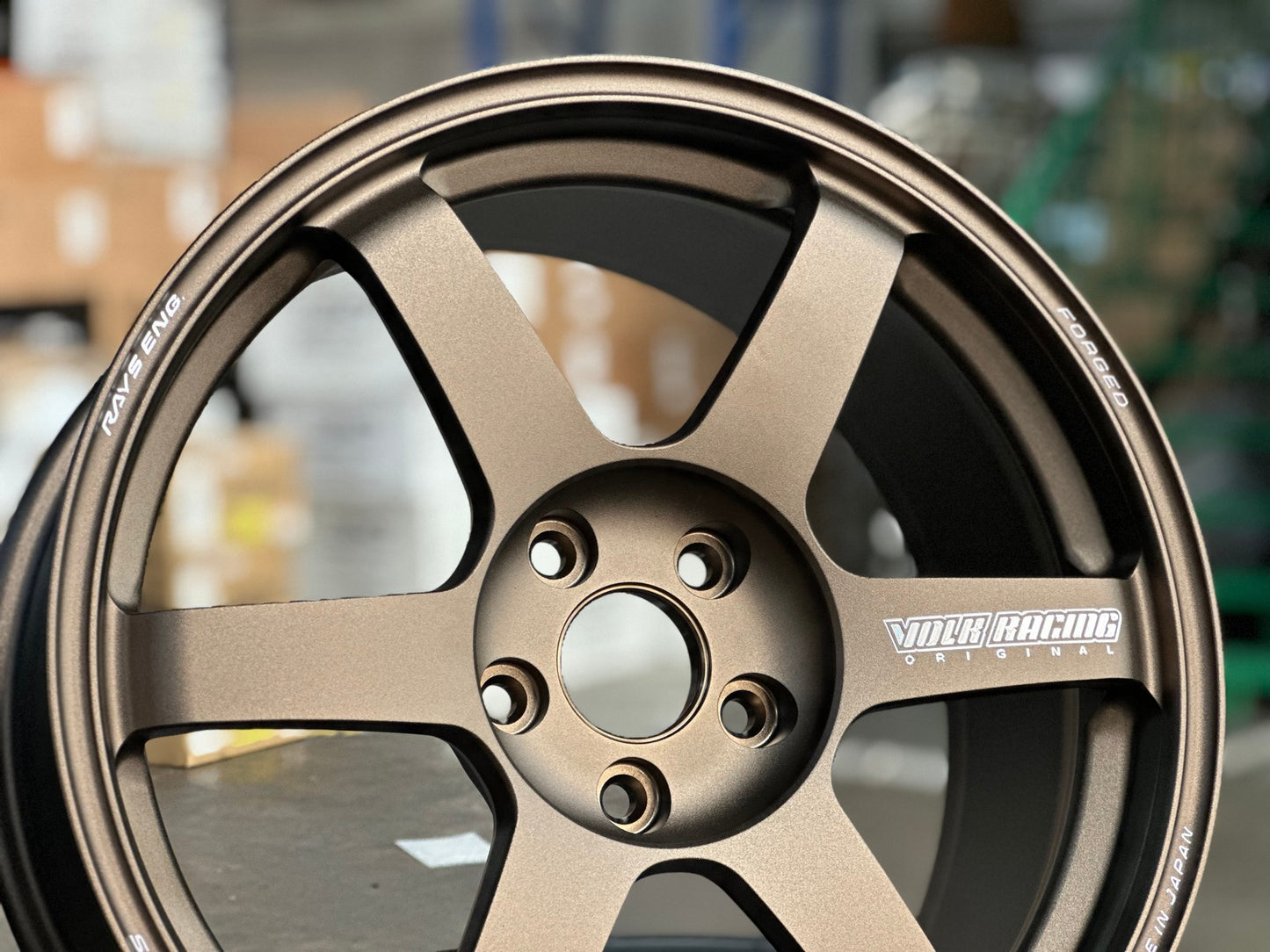 New 18X8.5 ET42 RAYS TE37 SAGA PLUS Rim (4 wheel) Matt Bronze 5X112