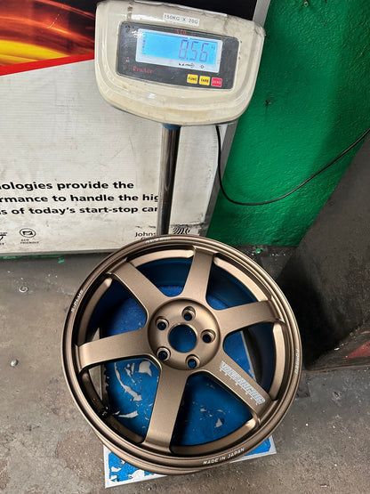 New 18X8.5 ET42 RAYS TE37 SAGA PLUS Rim (4 wheel) Matt Bronze 5X112