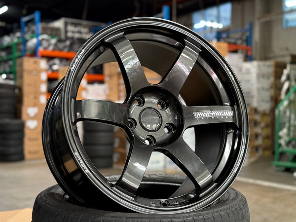 New 18X9.5 ET22 RAYS TE37 SAGA PLUS Rim (4 wheel) Gloss Gunmetal 5X114.3
