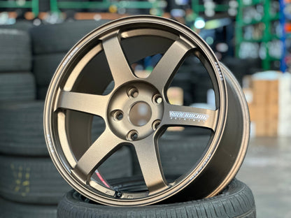 New 18X9.5 ET45 RAYS TE37 SAGA PLUS Rim (4 wheel) Matt Bronze 5X120
