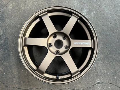 New 18X9.5 ET45 RAYS TE37 SAGA PLUS Rim (4 wheel) Matt Bronze 5X120