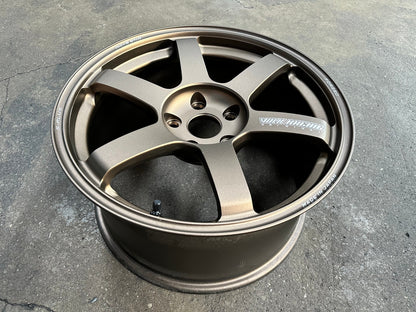 New 18X9.5 ET45 RAYS TE37 SAGA PLUS Rim (4 wheel) Matt Bronze 5X120