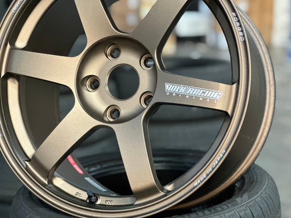New 18X9.5 ET45 RAYS TE37 SAGA PLUS Rim (4 wheel) Matt Bronze 5X120
