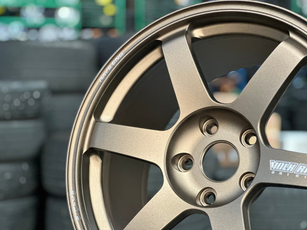 New 18X9.5 ET45 RAYS TE37 SAGA PLUS Rim (4 wheel) Matt Bronze 5X120