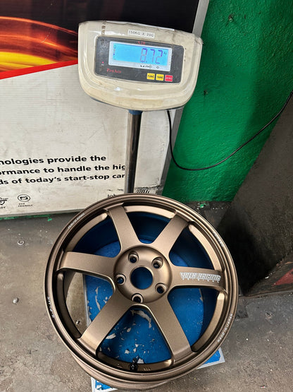 New 18X9.5 ET45 RAYS TE37 SAGA PLUS Rim (4 wheel) Matt Bronze 5X120