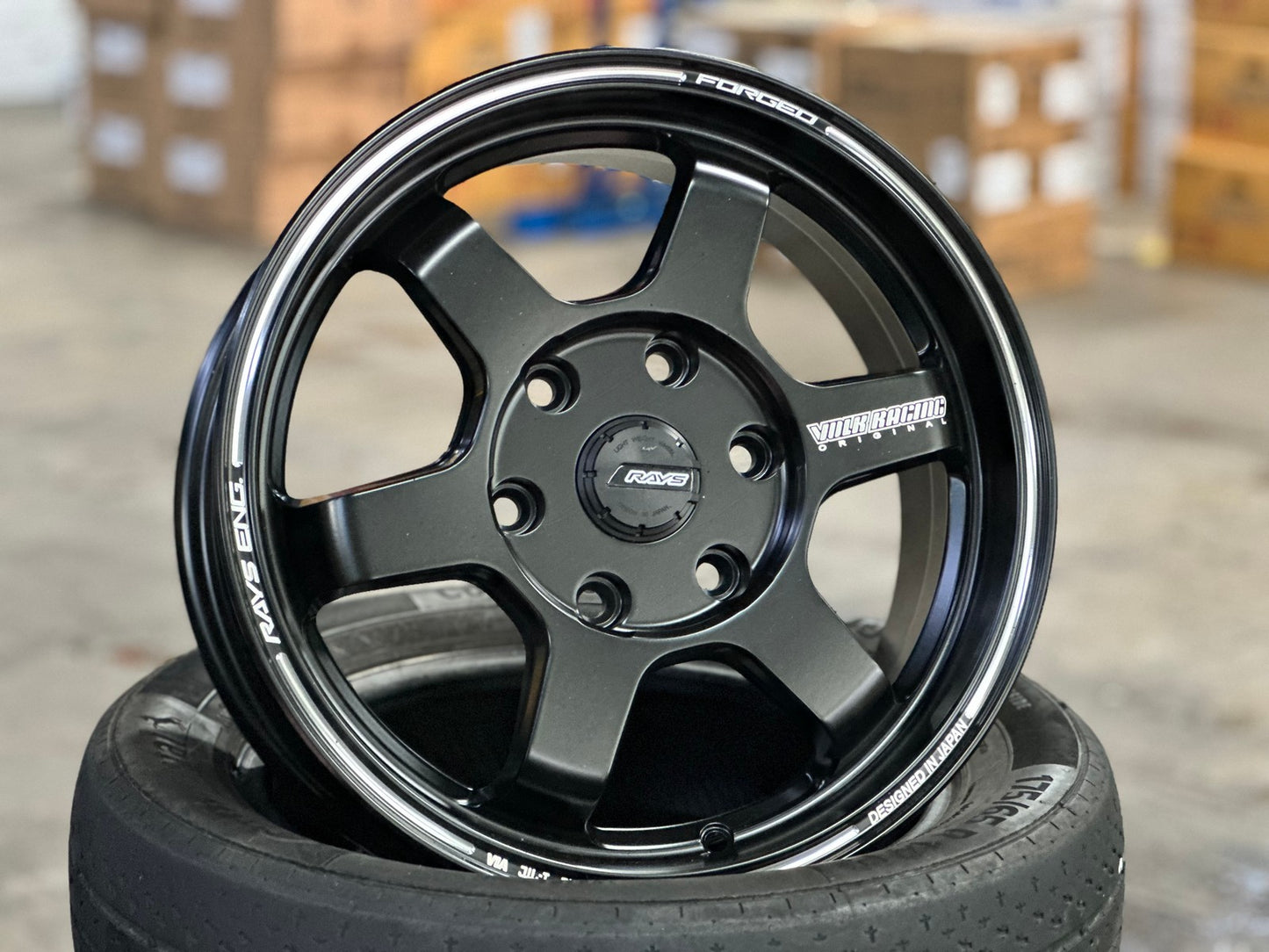 New 16X6.5 ET40 TE37 Design Ultra Rim (4 wheel) Matt Black 6X130