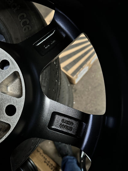 New 17X7 ET35 TE37 Design Ultra Rim (4 wheel) Matt Black 6X130