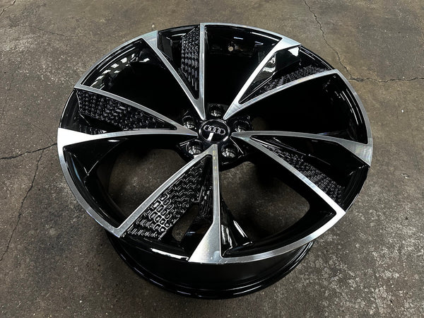 New 20X9 ET30 Audi Design Rim (4 wheel) Gloss Black PF 5X112