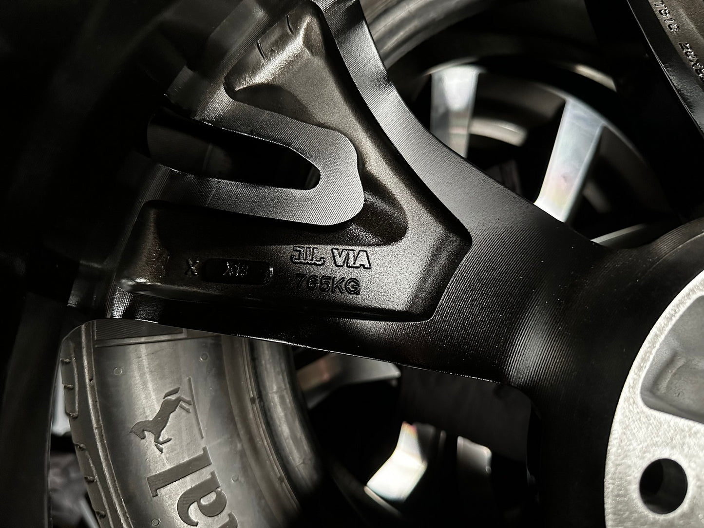 New 20X9 ET30 Audi Design Rim (4 wheel) Gloss Black PF 5X112