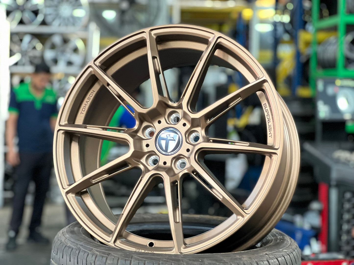 New 19X8.5 ET45 Tomason TN27 Rim (4 wheel) Matt Bronze 5X112