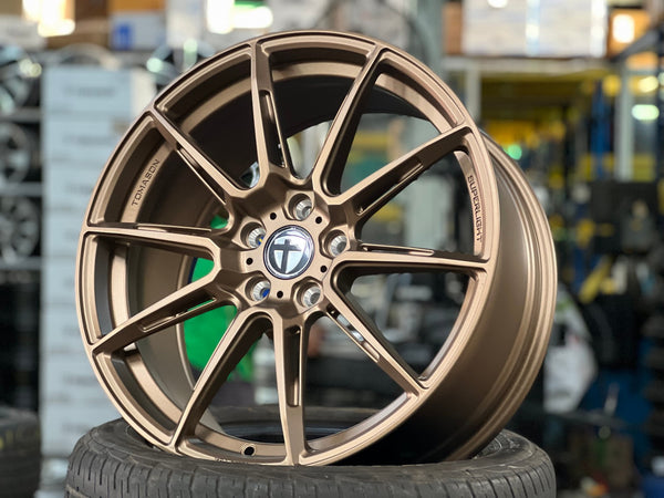 New 19X8.5 ET45 Tomason TN27 Rim (4 wheel) Matt Bronze 5X112