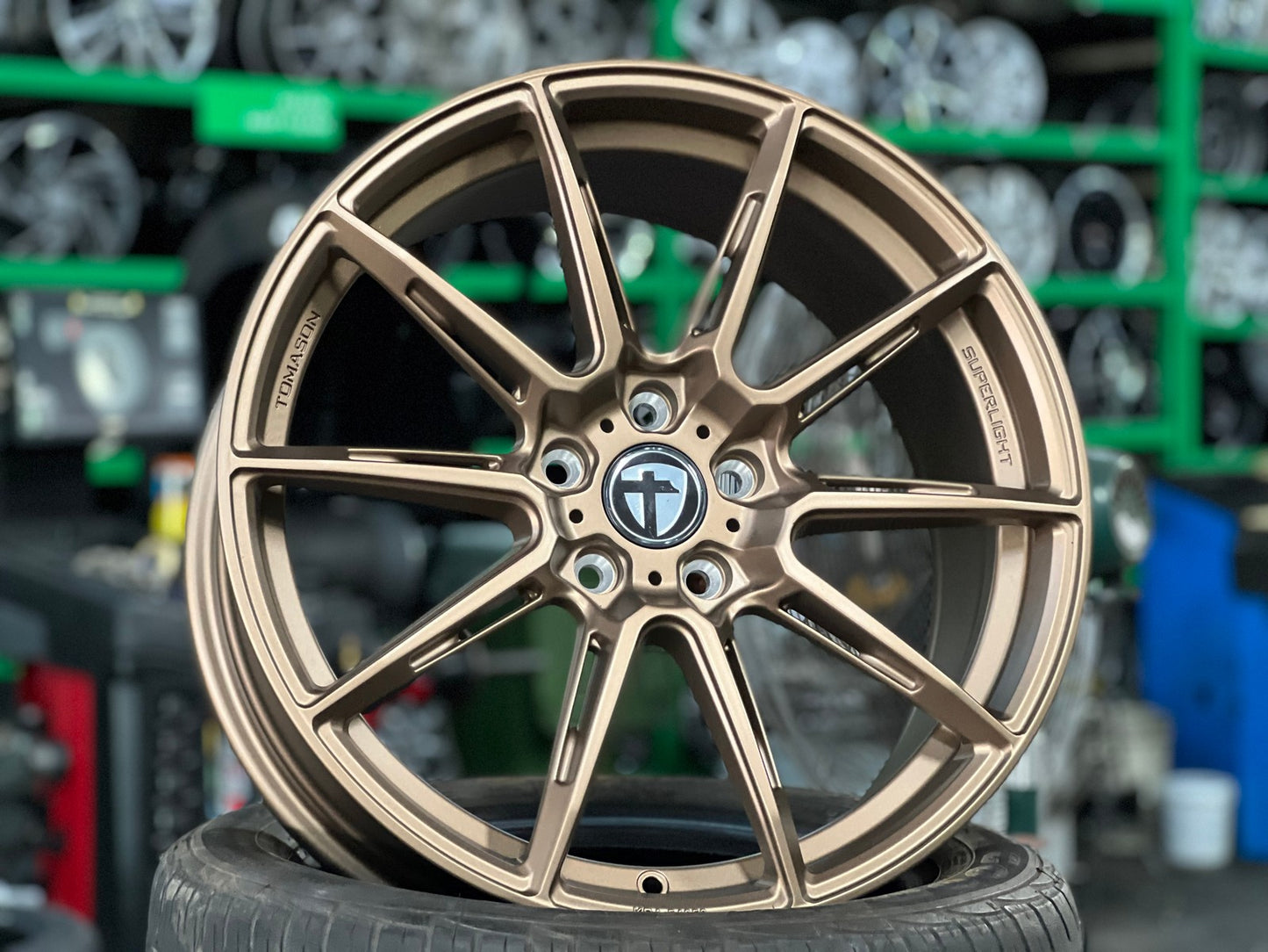 New 19X8.5 ET45 Tomason TN27 Rim (4 wheel) Matt Bronze 5X112