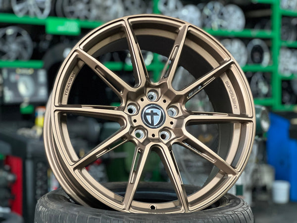 New 19X8.5 ET45 Tomason TN27 Rim (4 wheel) Matt Bronze 5X112