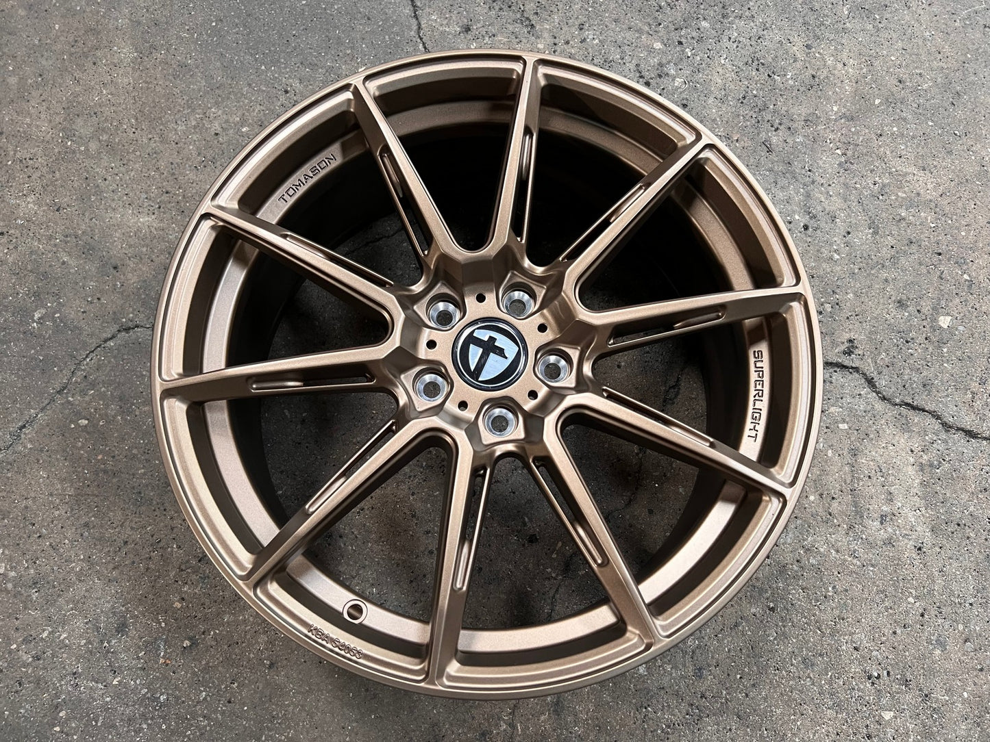 New 19X8.5 ET45 Tomason TN27 Rim (4 wheel) Matt Bronze 5X112