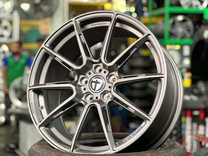 New 19X8.5 ET45 Tomason TN27 Rim (4 wheel) Matt Gunmetal 5X112