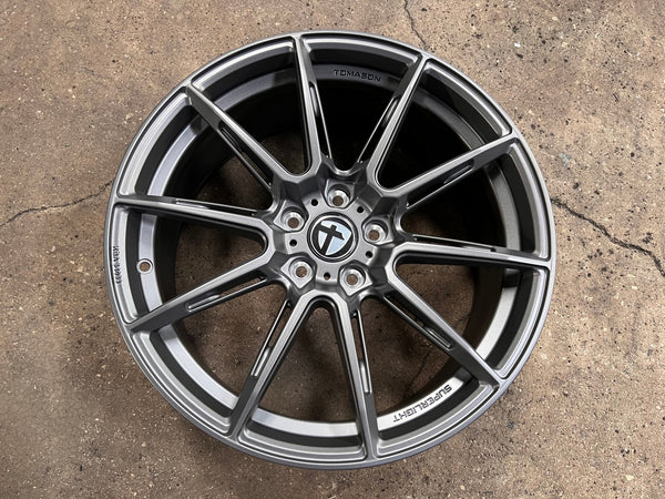 New 19X8.5 ET45 Tomason TN27 Rim (4 wheel) Matt Gunmetal 5X112
