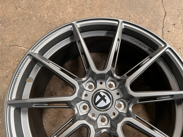 New 19X8.5 ET45 Tomason TN27 Rim (4 wheel) Matt Gunmetal 5X112