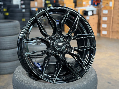 New 18X8.5 ET40 W2 Rim (4 wheel) Gloss Black 6X130