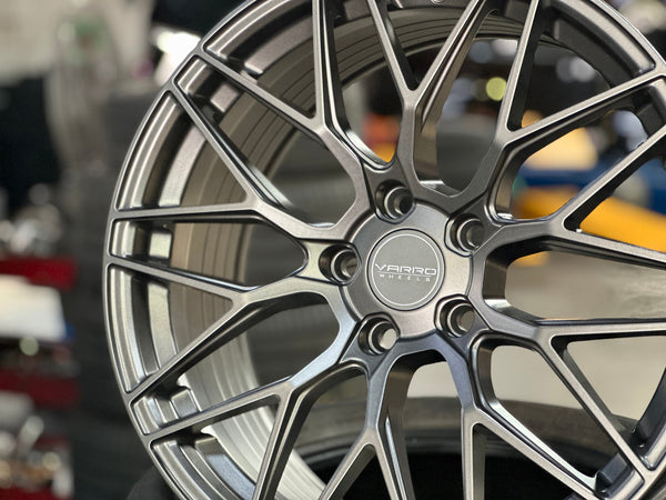 New 18X8.5 ET43 Varro VD06X Rim (4 wheel) Matt Gunmetal 5X112