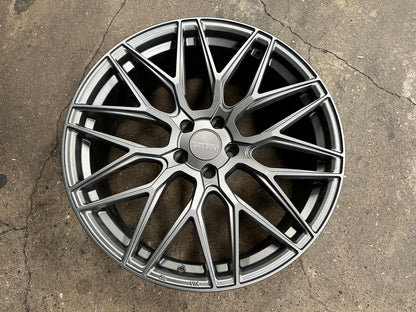 New 20X8.5 ET35 Varro VD06X Rim (4 wheel) Matt Gunmetal 5X114.3