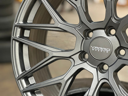 New 20X8.5 ET35 Varro VD06X Rim (4 wheel) Matt Gunmetal 5X114.3