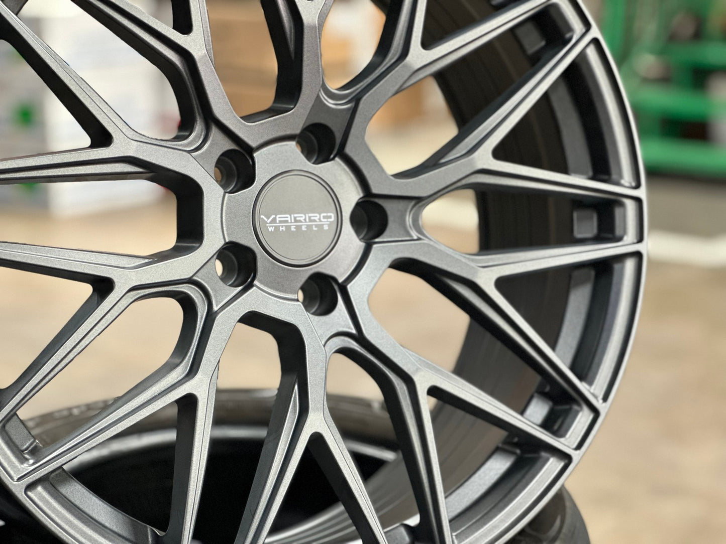 New 20X8.5 ET35 Varro VD06X Rim (4 wheel) Matt Gunmetal 5X114.3