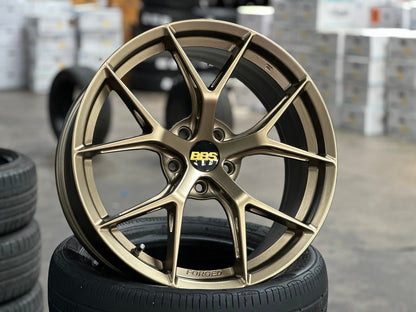 New 19X8.5 ET43 BBS FIR Design Rim (4 wheel) Gloss Bronze 5X112