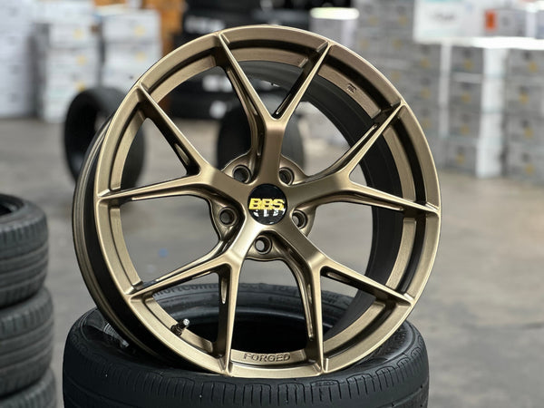 New 19X8.5 ET43 BBS FIR Design Rim (4 wheel) Gloss Bronze 5X112
