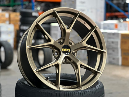 New 19X8.5 ET43 BBS FIR Design Rim (4 wheel) Gloss Bronze 5X114.3