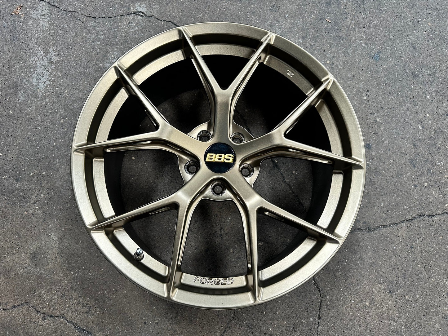 New 19X8.5 ET43 BBS FIR Design Rim (4 wheel) Gloss Bronze 5X112