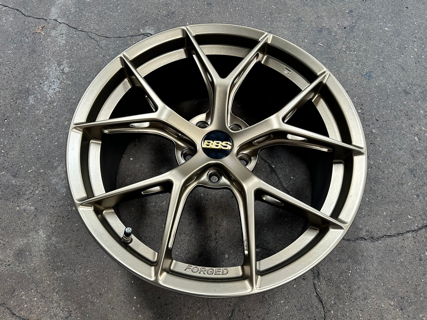 New 19X8.5 ET43 BBS FIR Design Rim (4 wheel) Gloss Bronze 5X112