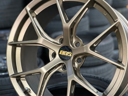 New 19X8.5 ET43 BBS FIR Design Rim (4 wheel) Gloss Bronze 5X114.3