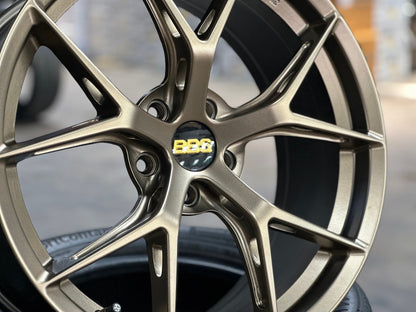 New 19X8.5 ET43 BBS FIR Design Rim (4 wheel) Gloss Bronze 5X112