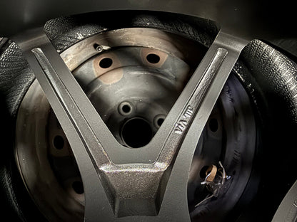 New 19X8.5 ET42 Mercedes Design Edition 507 Rim (4 wheel) Matt Black 5X112