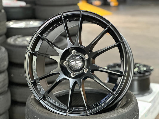 New 18X8 ET45 OZ Racing Superturismo Rim (4 wheel) Matt Black 5X112