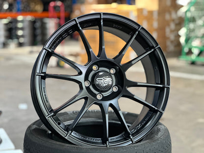 New 18X8 ET45 OZ Racing Superturismo Rim (4 wheel) Matt Black 5X112