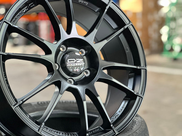New 18X8 ET45 OZ Racing Superturismo Rim (4 wheel) Matt Black 5X112