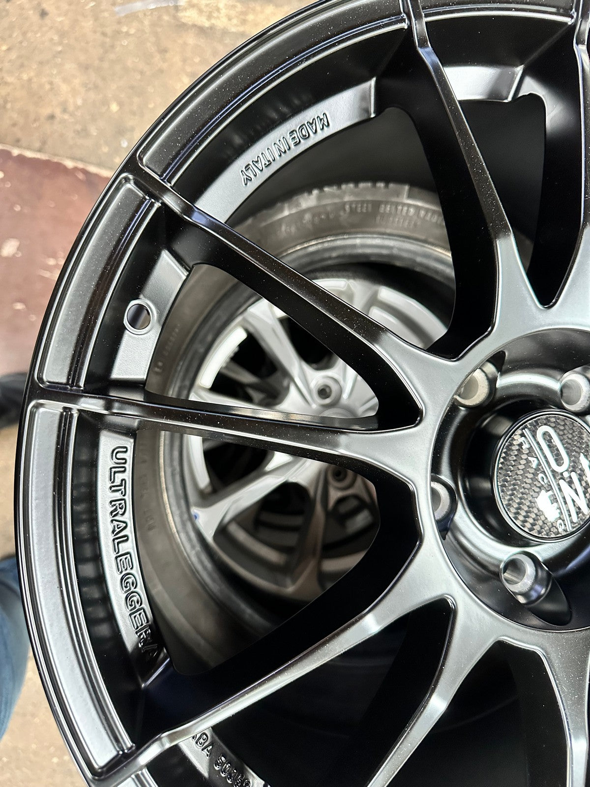 New 18X8 ET45 OZ Racing Superturismo Rim (4 wheel) Matt Black 5X112